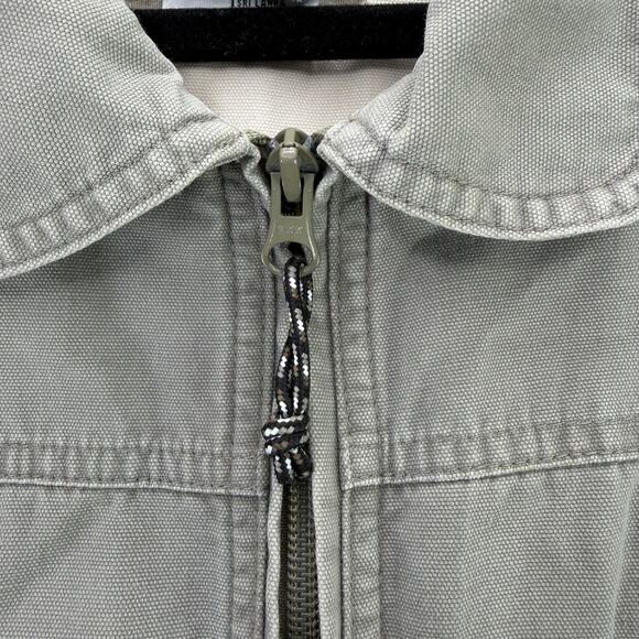 Columbia Sportswear Company Women’s Gray Full-Zip Jacket Cotton Blend Size L - Picture 7 of 12